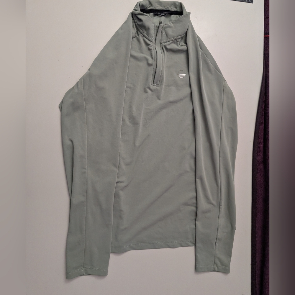 UNRL Gray Quarter-Zip Pullover Men Medium